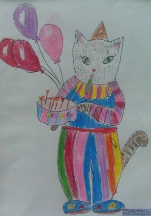 Нажмите на изображение для увеличения
Название: Праздничный кот - детский рисунок.jpg
Просмотры: 754
Размер: 59.5 Кб
ID: 21104