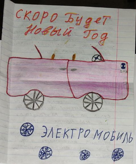 Название: 1- Арина рисунок электромобиля.jpg
Просмотры: 1652
Размер: 79.8 Кб