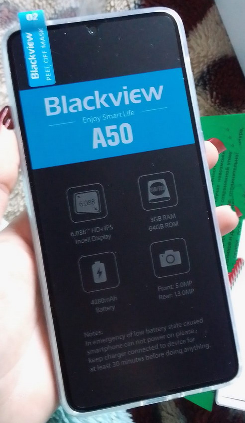 Название: Телефон Blackview A50.jpg
Просмотры: 911
Размер: 87.2 Кб