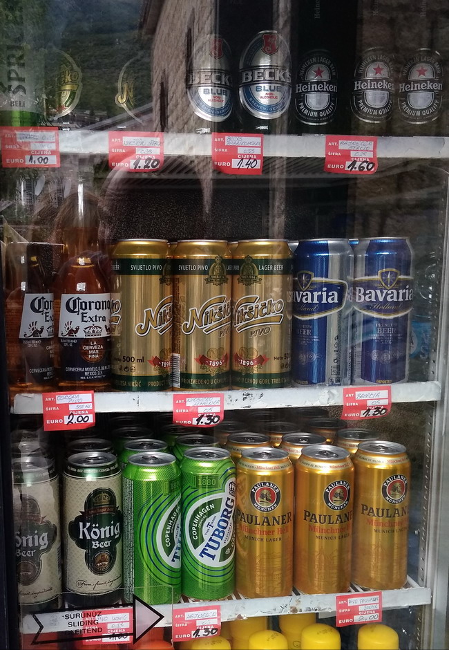 Название: Пиво в Черногории - Цены.jpg
Просмотры: 1333

Размер: 242.7 Кб